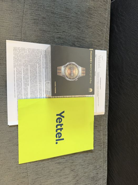 ЗАПЕЧАТАН 46mm Huawei watch GT 6 Pro Гаранция Yettel 2028г. Black GT6