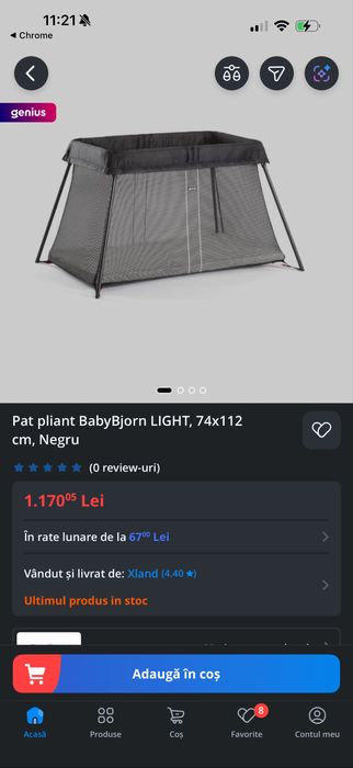 Pat pliant ( manej) babybjorn