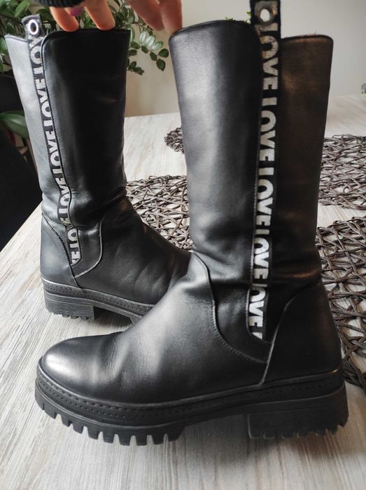 Боти естествена кожа номер 36