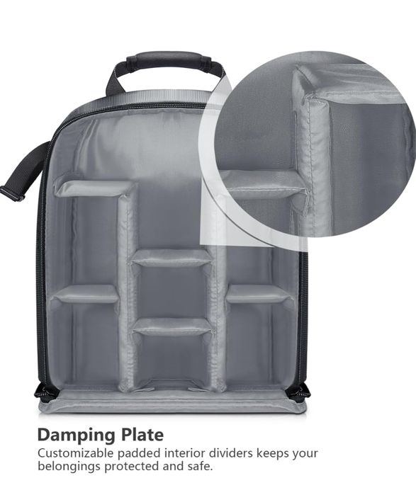 Проф. фотографска чанта. високо качество. камера. обектив. раница.