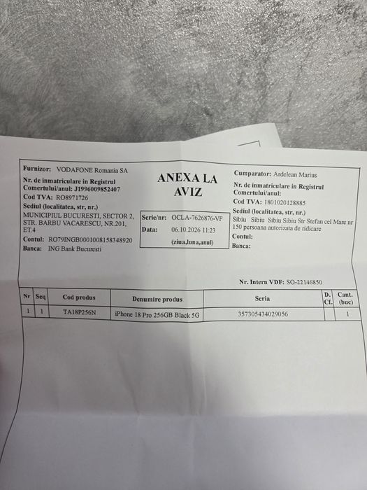 IPhone 18 PRO Sigilate/Garanție