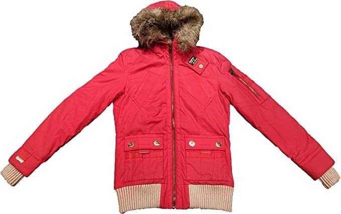 Geaca iarna Apline Bomber Jacket Superdry Bumbac/marime M-L/rosie