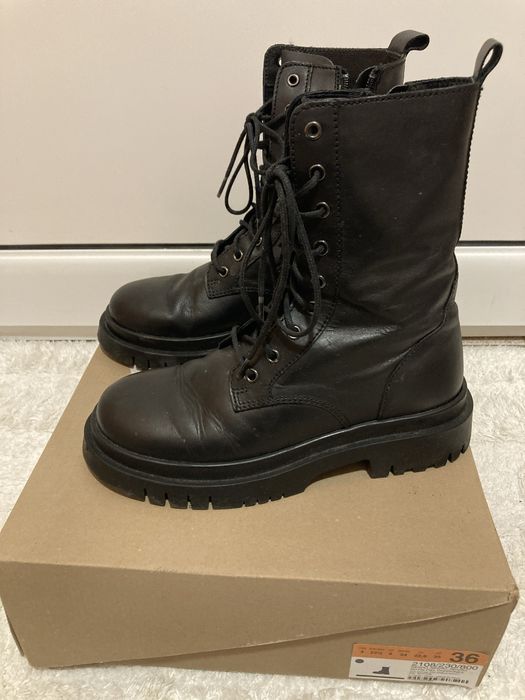 Кожени боти Zara