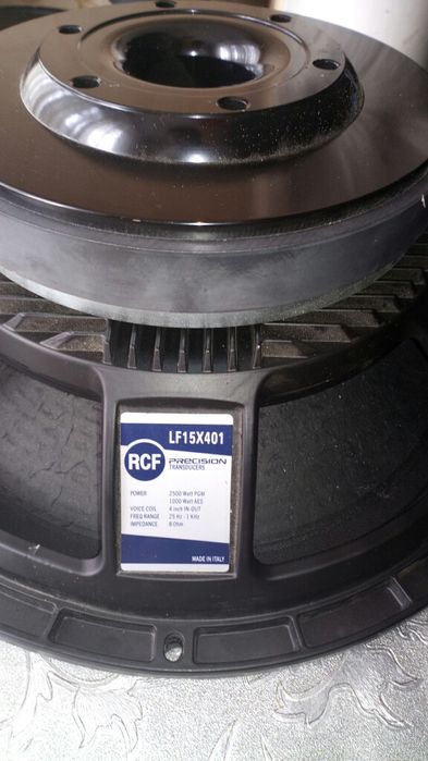 RCF -401,pover -2500 вт, 8ом динамик 15