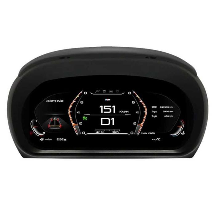 Дигитално Табло 12.3” за BMW БМВ X5 / E70 – Full LCD Cluster НА СКЛАД!
