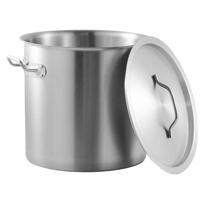 Oala cu capac din otel inoxidabil, capacitate 17 litri, 28 cm,