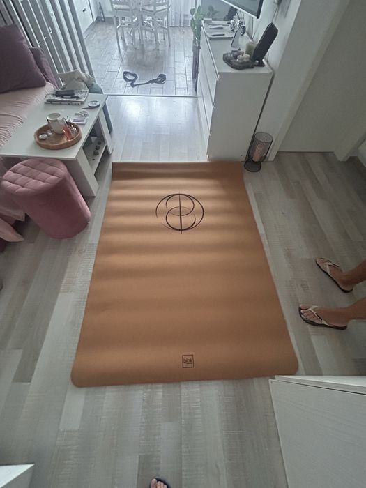 Saltea Yoga XXL din plută naturală BLNK – 182 × 122 cm – NOUA