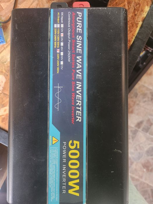 Inverter 5000w sin pur 24v