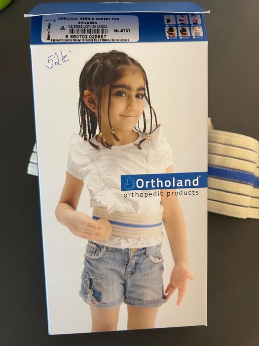 Orteza ombilicala bebelusi si copii