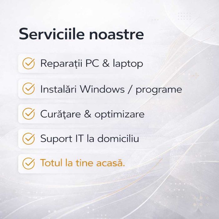 Reparații in Craiova de Calculatoare și Laptop la Domiciliu