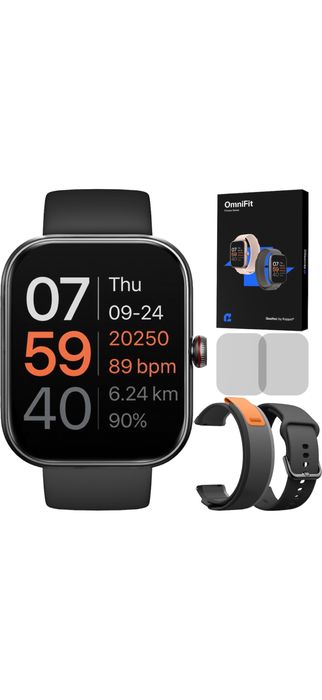 Ceas smartwatch Omnifit Fitness Series, Negru