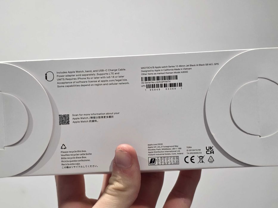 Apple watch series 10, 46mm, не употребяван