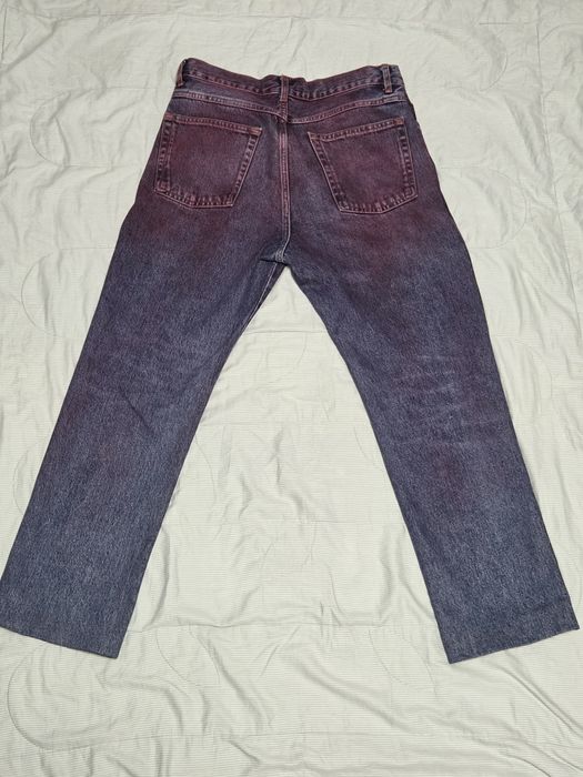 Сиренево-синие джинсы  Zara