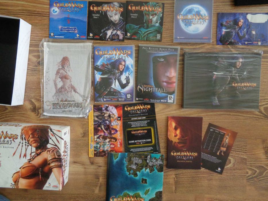 Продавам  колекционерско издание на MMORPG игра Guild Wars Factions