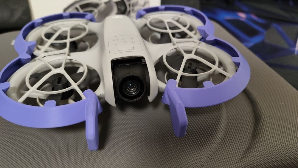 DJI neo + hardcase startrc + 8 gemfan 4 bladed props + protecție impact mov