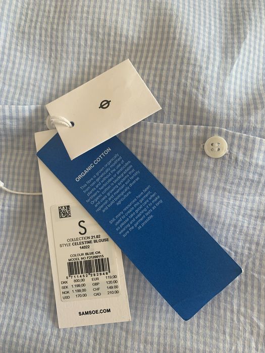 Риза Samsoe Органичен Памук S