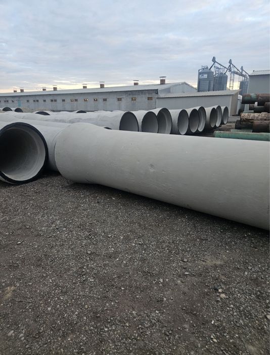 Tuburi beton armat Ø600 / Ø800 / Ø1000 – 5.20 m – Transport disponibil