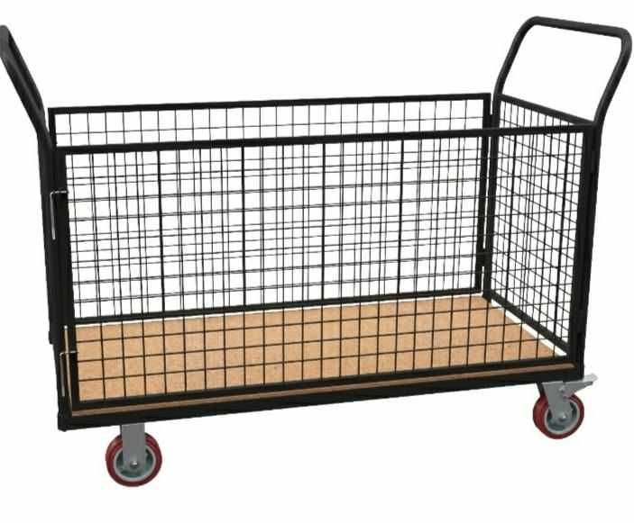 Платформенная сетчатая тележка