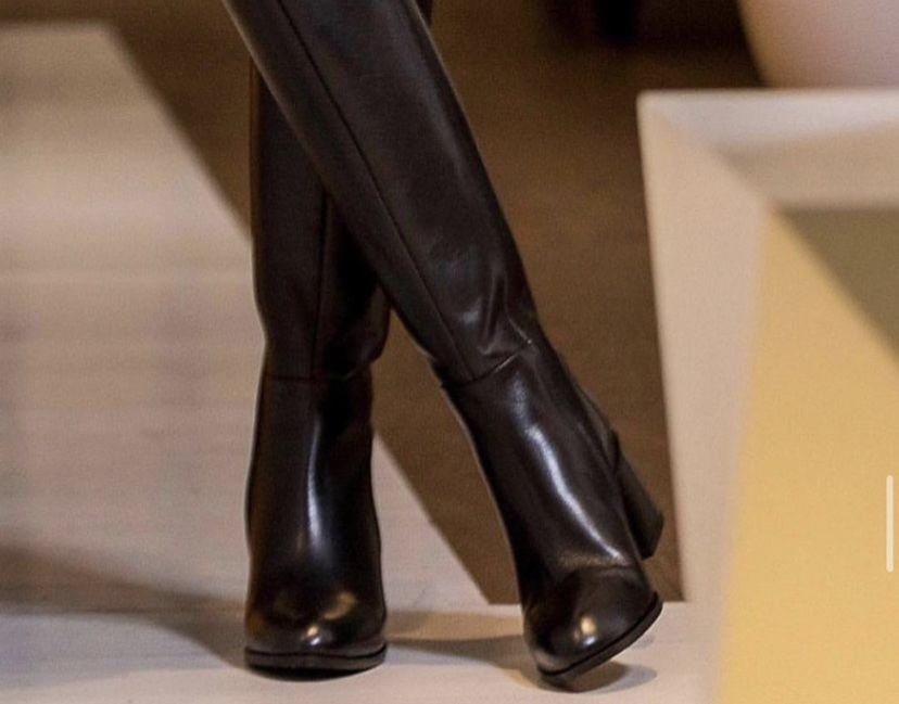 Сапоги зимние кожанные, бренд пьер лучи