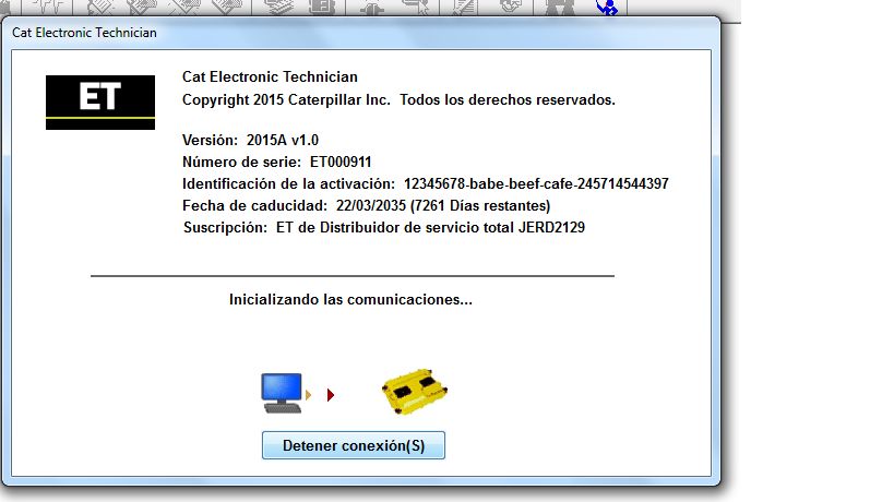 Caterpillar Electronic Technician (Cat ET 2019A)