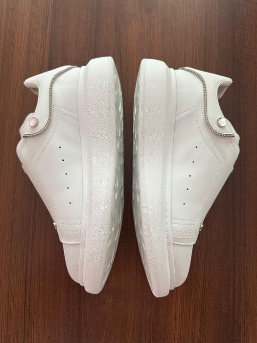 Alexander McQueen Zipper Tooth White