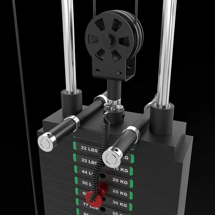 Кросоувър Станция 2 х 90 кг / Смит Машина / Фитнес Станция за Стена