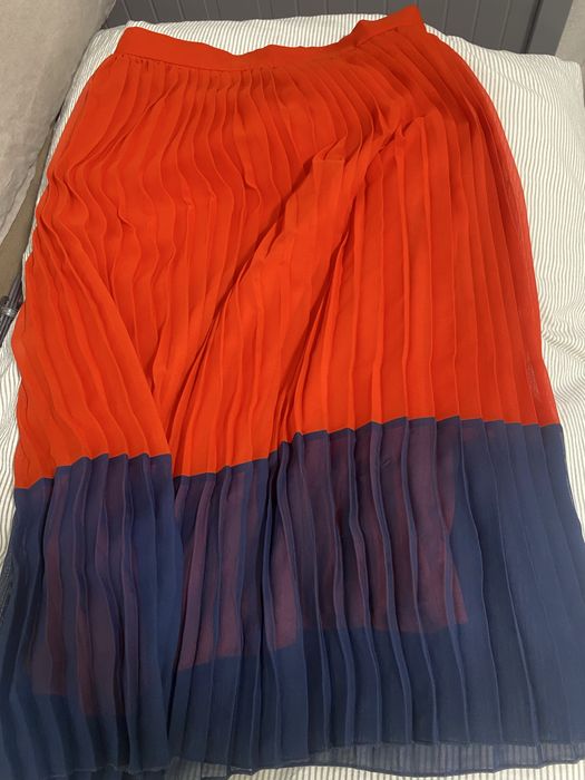 Fusta plisata 2 culori! S