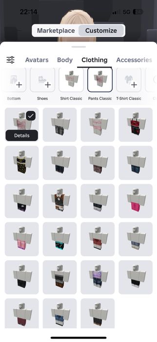 Roblox-аккаунт для девочек