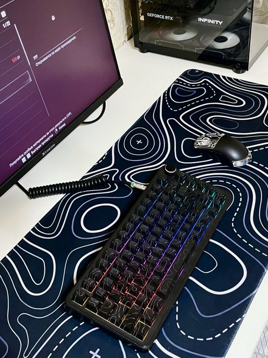 Комплект Ajazz AK820 Max HE | Attack Shark X3 Pro | Коврик 900x400