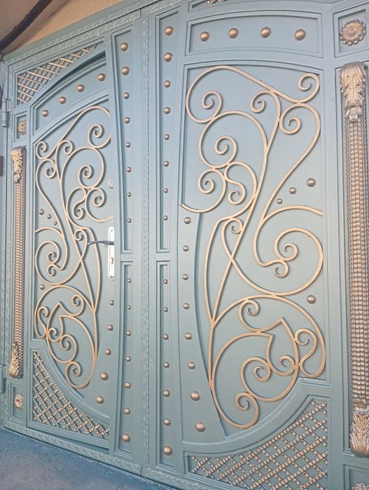 Покраска ворот ремонт