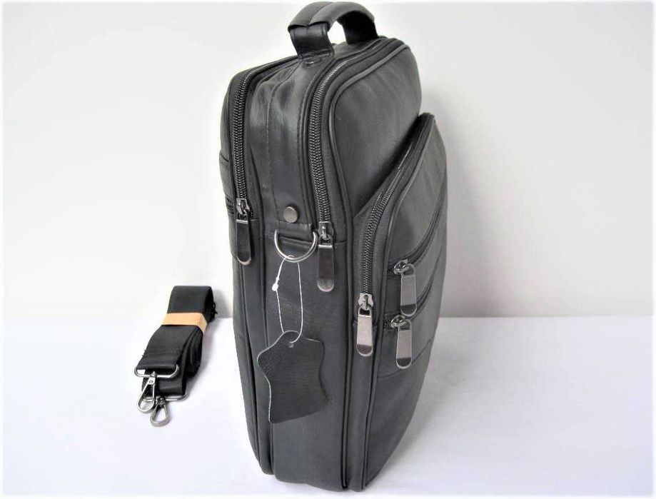 Borseta mare din piele - 30 x 23 x 8 cm