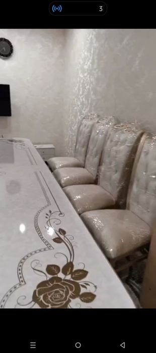 Стол и стулья комплект на 12 персон