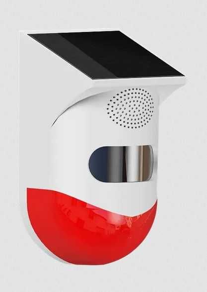 Tuya WiFi соларен външен PIR алармен датчик движение със сигнализации