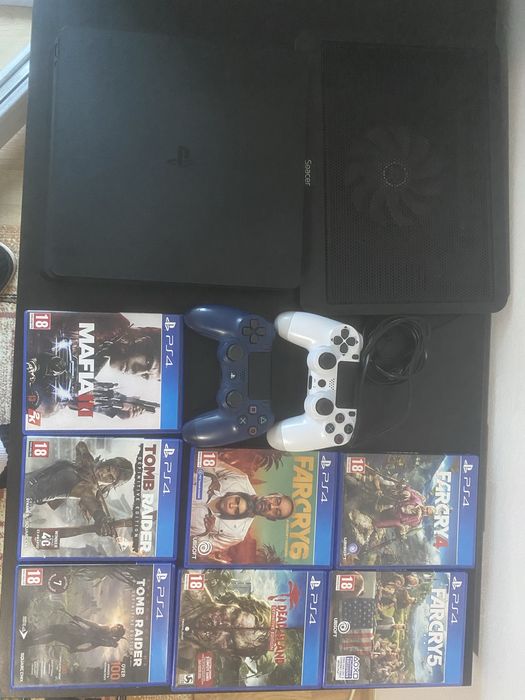 Vând PS4 Slim 1TB – stare foarte bună
