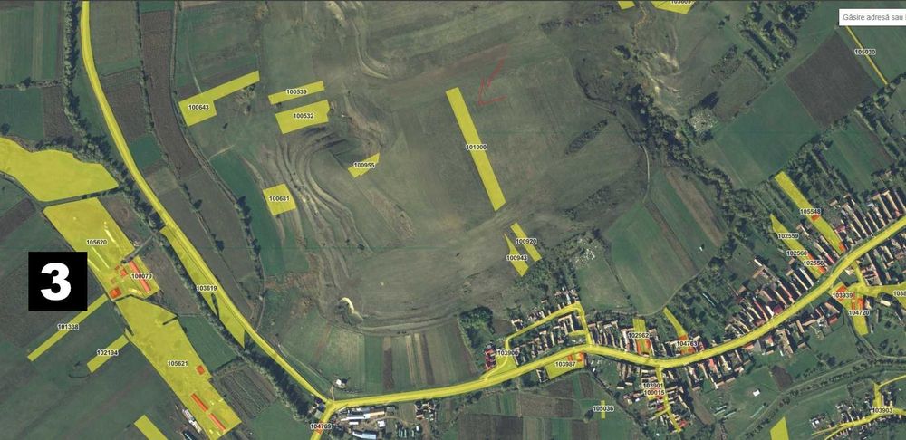 Vand 3 terenuri in Lovnic (sat sasesc, langa Viscri), jud Brasov = 11700mp  4Euro/mp