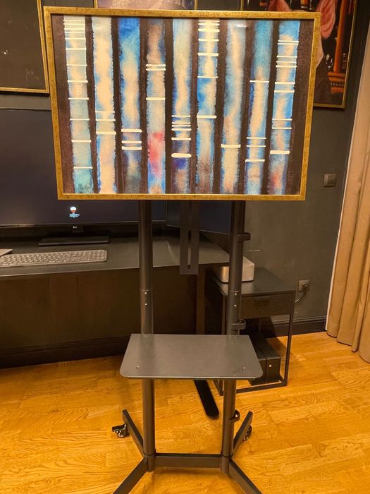 Подвижна стойка за телевизор на колела ECO, 37" - 70" Brateck - Нова