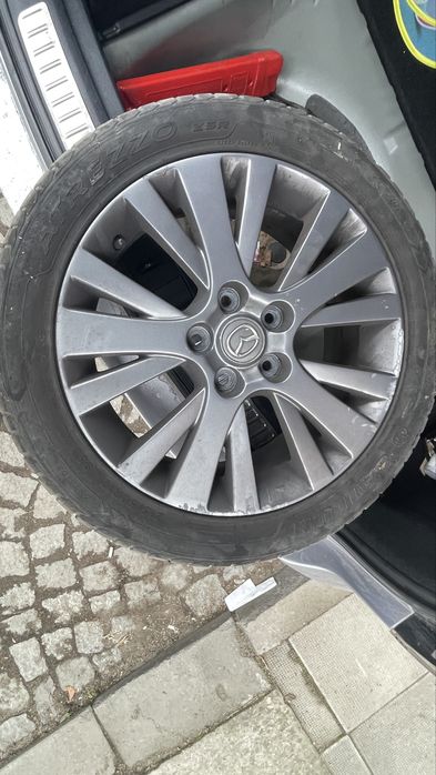 Оригинални Джанти 5 х 114.3 от Мазда 6 2009 година с гуми!!!