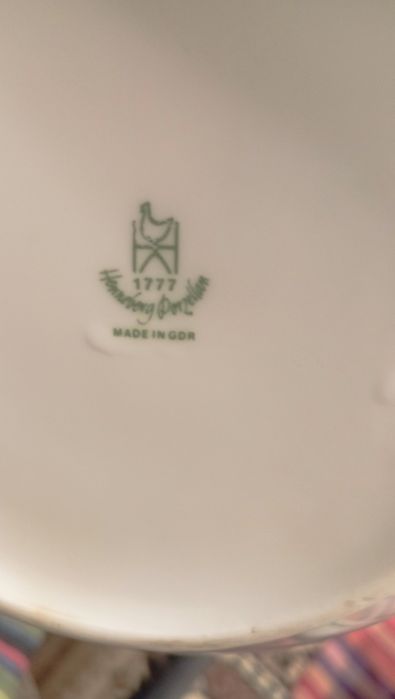 Чайник-кофейник с рисунком мейсенский букет