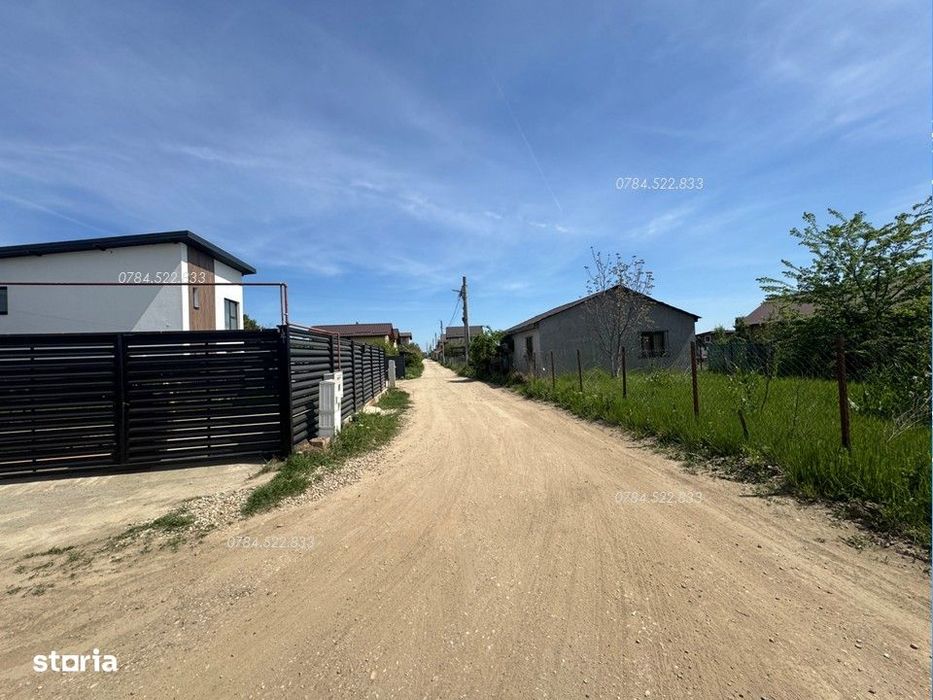 Teren intravilan cu dubla deschidere – 2 loturi, comuna Berceni IF