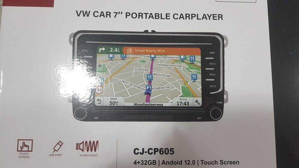 Android 13 Мултимедия за vw и шкода за вграждане с навигация