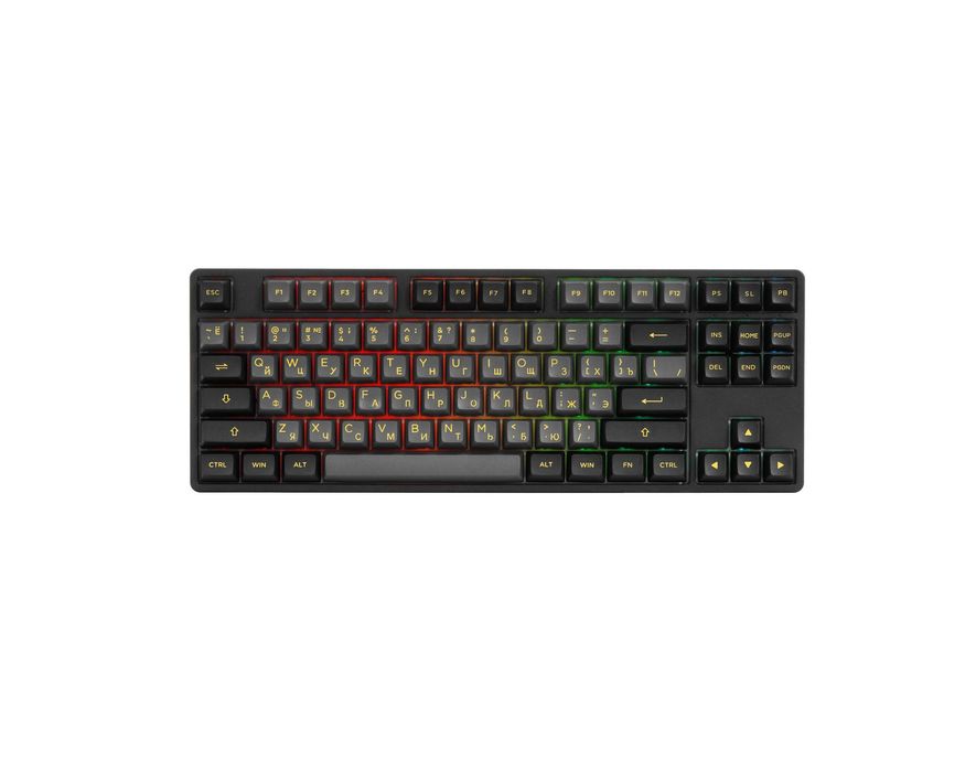 \ Клавиатура AKKO 5087B Plus Black & Gold