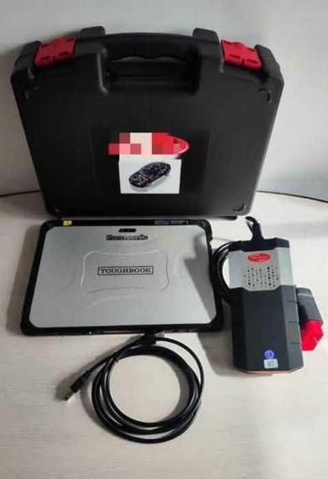 Kit tester diagnoza auto turisme+camioane si Tableta Panasonic 8/256GB