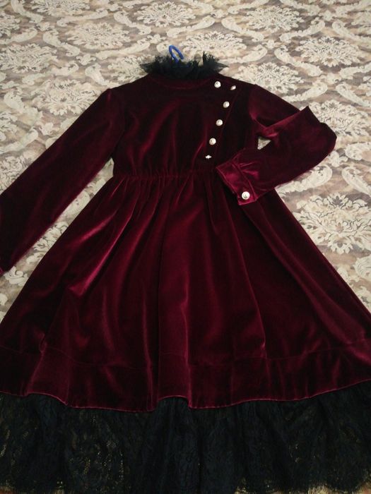 Платье велюр размер 38