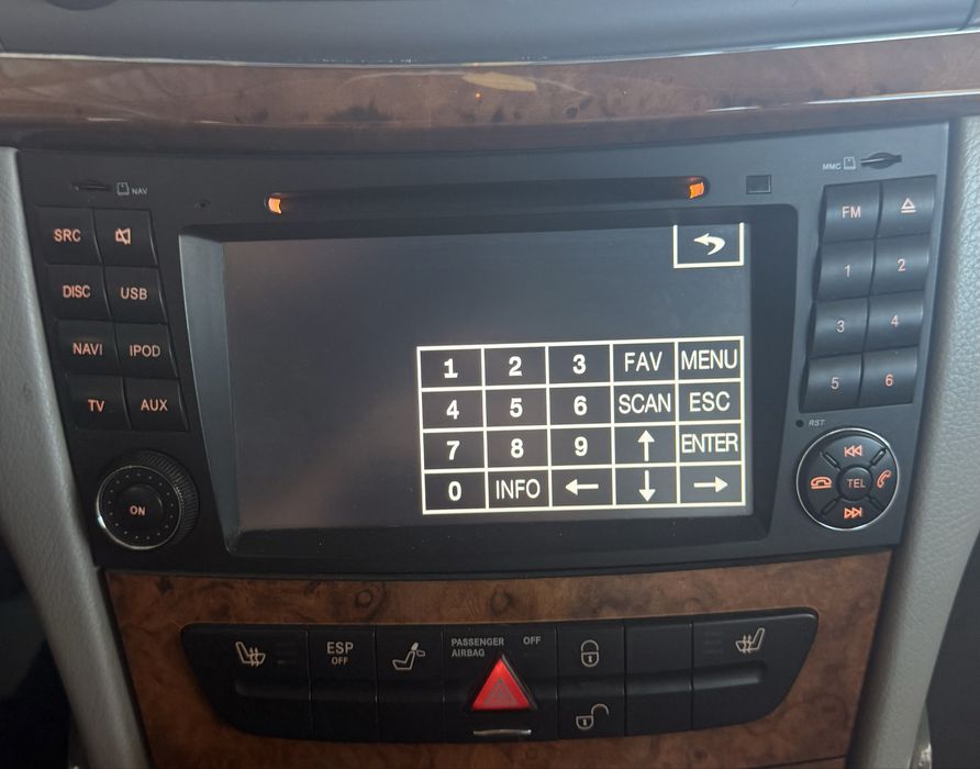 Навигация Мерцедес w211