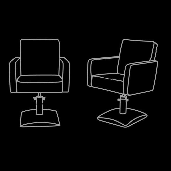 Фризьорски стол Iris -квадратна база