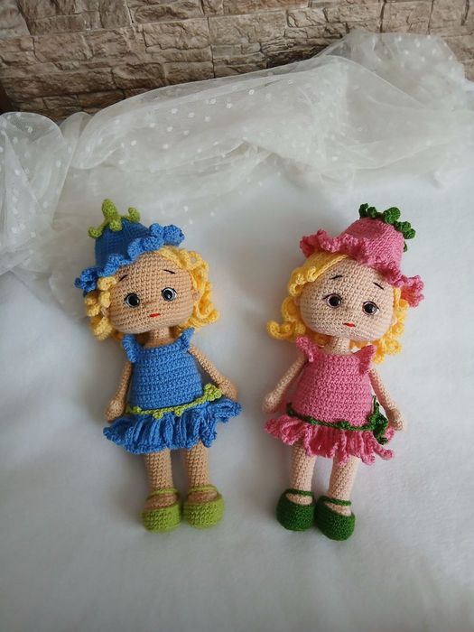 Вязаные куклы ручной работы