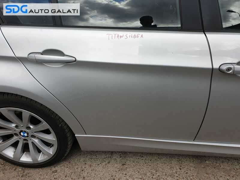 Usa Usi Portiera Portiere Dreapta Spate Dezechipata BMW Seria 3 E90 LCI Facelift 2004 - 2011 Culoare Titansilber Metallic