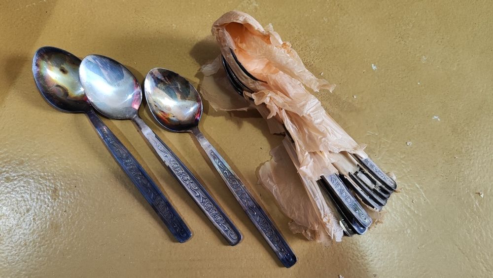 Ложки и вилки посеребряные