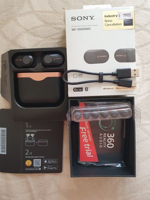 Sony WF 1000 XM 3 новые