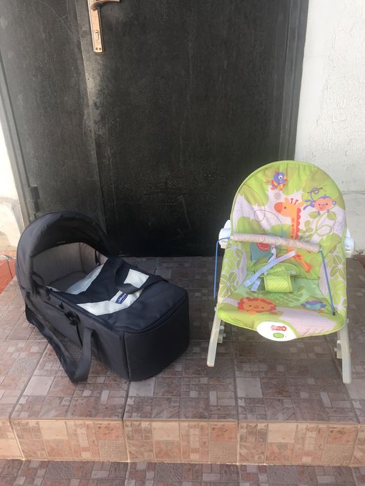 Шезлонг качалка и переноска